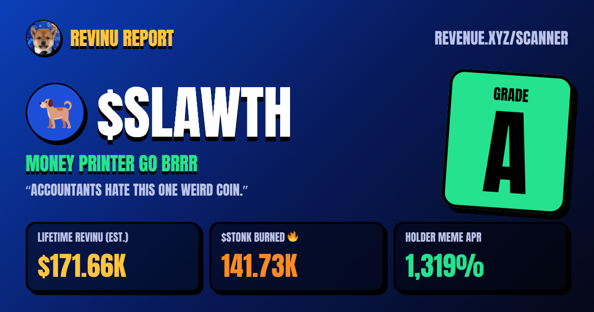 REVINU report card for $SLAWTH